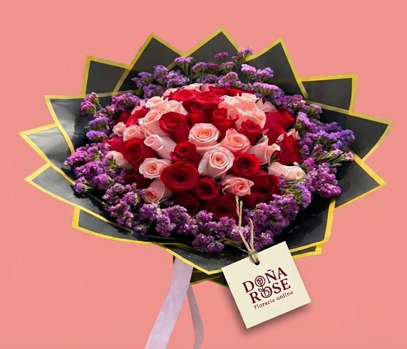Ramo buchón de 50 rosas “Sulema”