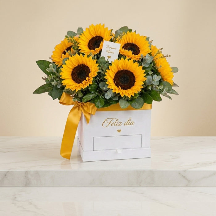 Box de girasoles “HERMOSA”
