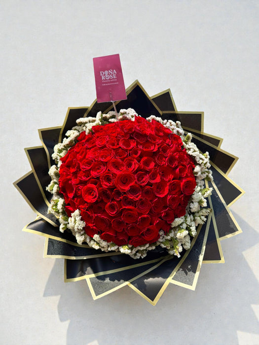 Ramo Buchón de 100 Rosas Rojas “Único”
