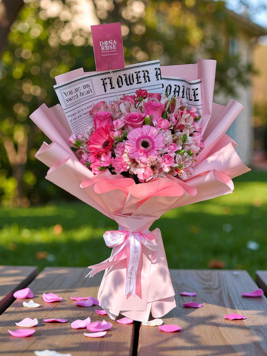 Ramo de rosas y gerberas "Princesa"