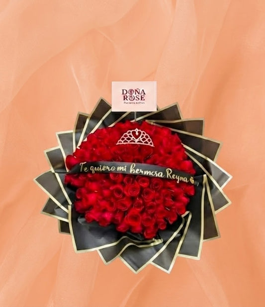 Ramo Buchón de 100 Rosas Rojas “100 Latidos”