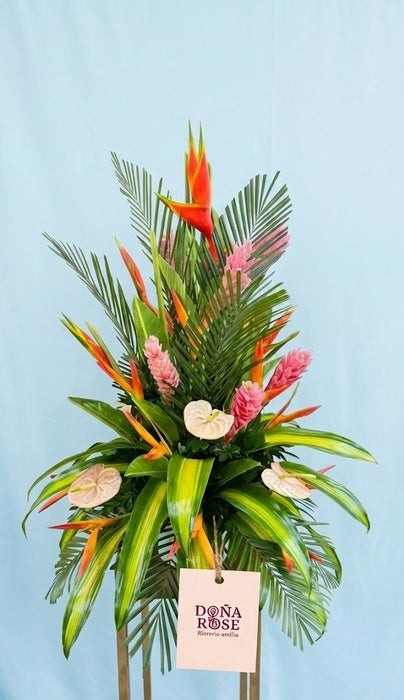Arreglo Floral Tropical “Brisa Pura”
