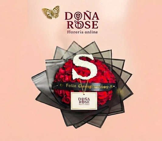 Ramo buchón de 50 rosas “Margot”