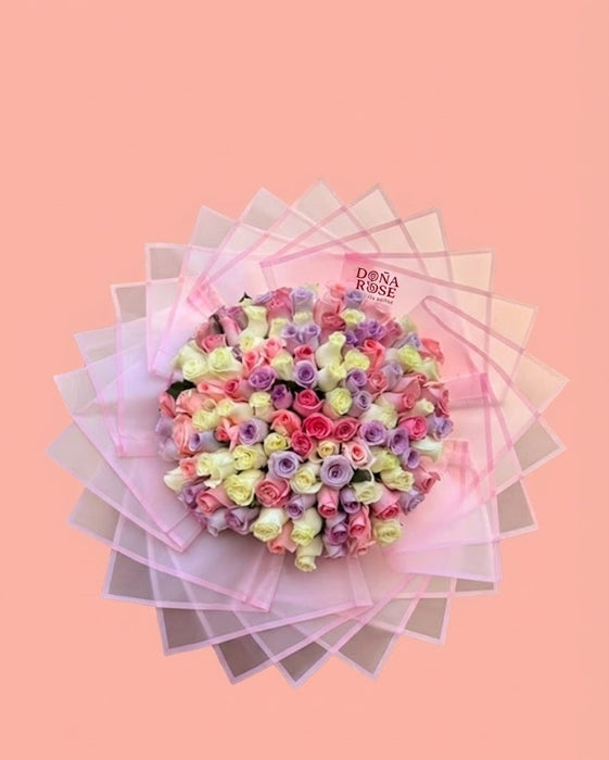 Ramo Buchón de 100 Rosas “Ariana”