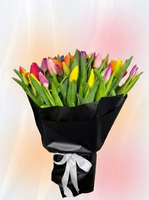 Ramo de 60 Tulipanes Variados “Primavera Eterna”