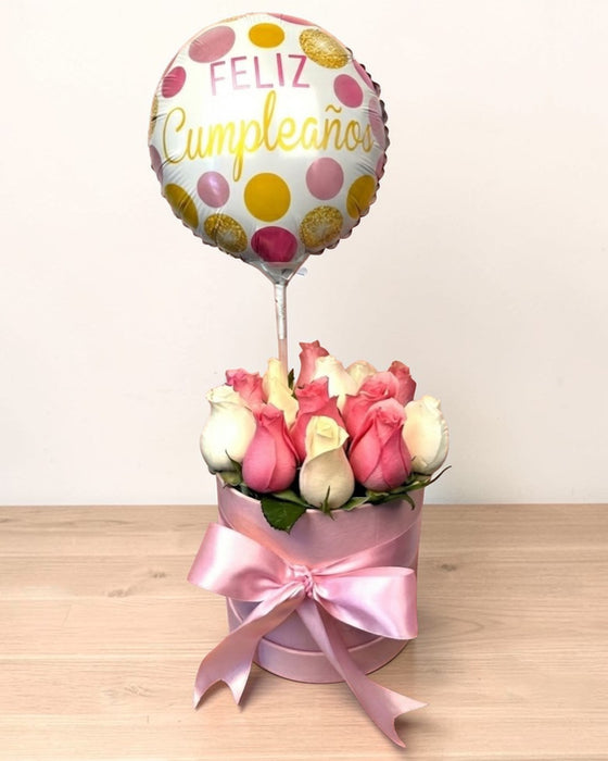 Box de Rosas “Happy Birthday”