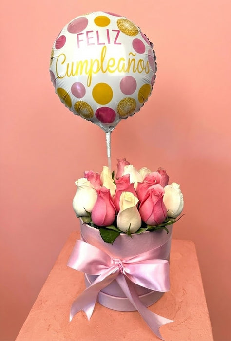Box de Rosas “Happy Birthday”