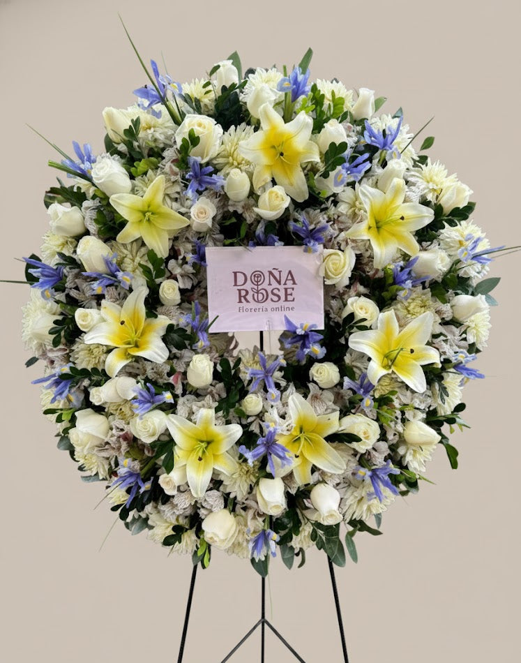 Corona Fúnebre Especial “Luz Celestial”