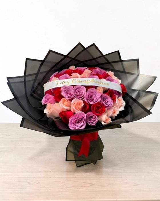 Ramo Buchón de 50 Rosas “Amalia”